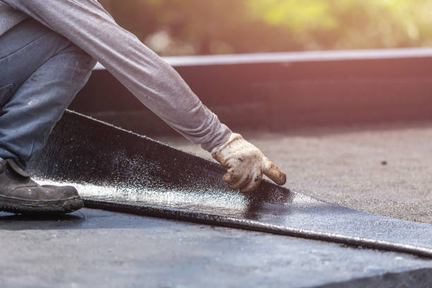 Professional Exterior Waterproofing technician working in Hugo, MN